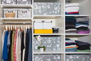 A well-organized closet. Call A Professional